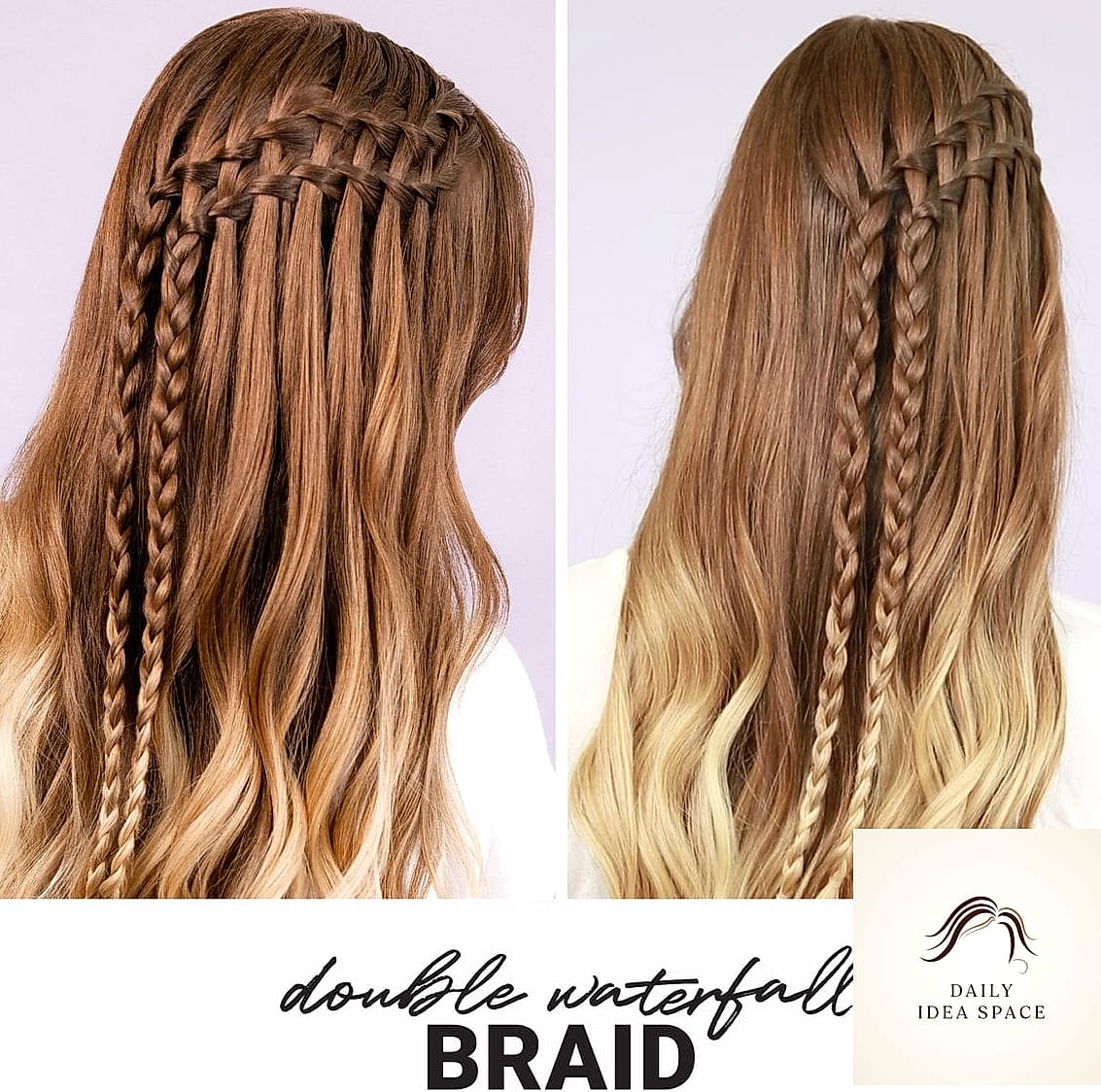 22 Two Braids Hairstyle Ideas That Will Transform Your Look 20 Waterfall Braid Pigtails