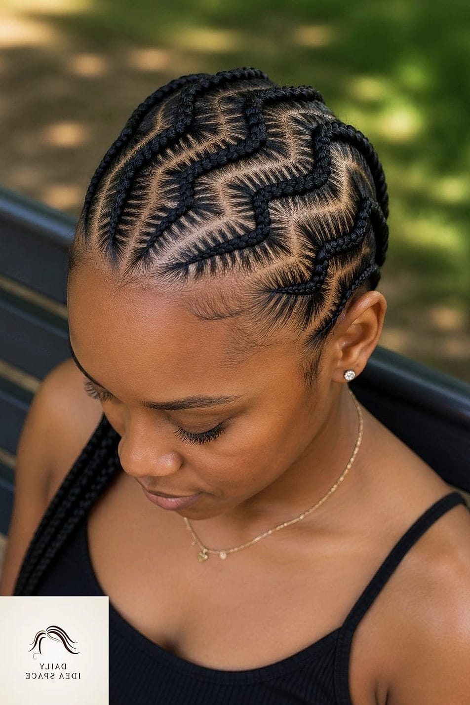 26 Cornrow Hairstyles For Black Women Ideas That Are Gorgeous and So Inspiring 6 Zigzag Cornrows
