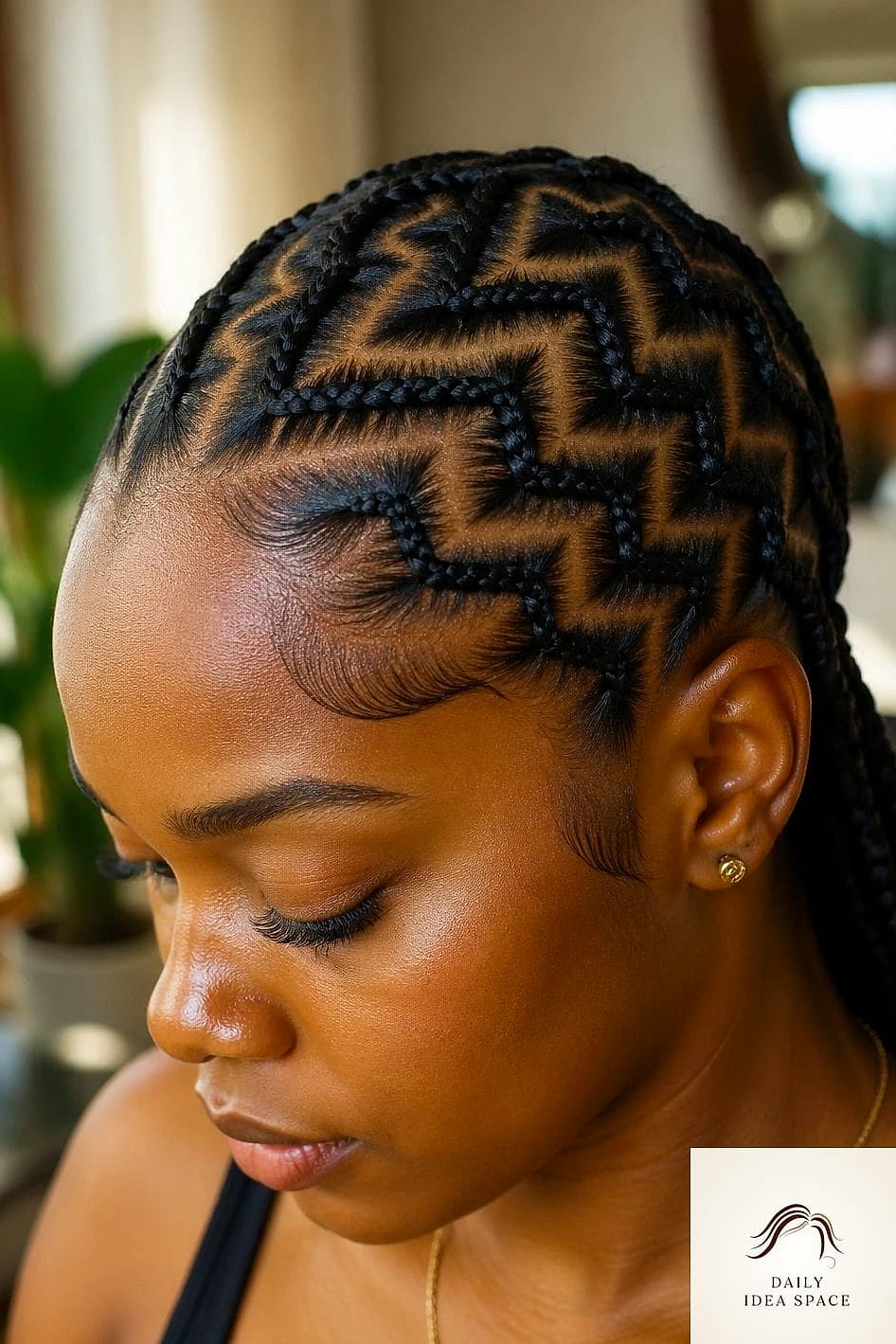 22 Cornrows Styles Ideas That Will Transform Your Look 6 Zigzag Cornrows