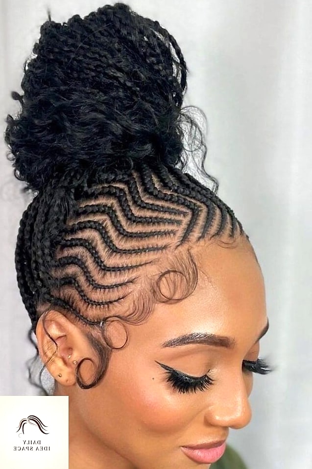 23 Big Cornrows Hairstyles Inspo Ideas Worth Pinning Immediately 4 Zigzag Cornrows